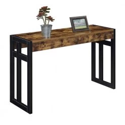 Monterey 49.5 in. Faux Birch and Black 30 in, Rectangle Wood Console Table by Convenience Concepts -Cheap Convenience Concepts Store barnwood and black convenience concepts console tables r4 0543 c3 1000