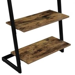 Graystone 57 in. Barnwood/Black Particle Board 4 Shelf Ladder Bookcase with Metal Frame by Convenience Concepts 9 Graystone 57 in. Barnwood/Black Particle Board 4 Shelf Ladder Bookcase with Metal Frame by Convenience Concepts -Cheap Convenience Concepts Store barnwood black convenience concepts bookcases bookshelves r4 0672 c3 1000