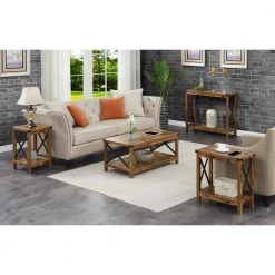Durango 39.25 in(L). Barnwood & Black 31.75 in(H) Rectangular Particle Board Console Table with Shelf by Convenience Concepts 10 Durango 39.25 in(L). Barnwood & Black 31.75 in(H) Rectangular Particle Board Console Table with Shelf by Convenience Concepts -Cheap Convenience Concepts Store barnwood black convenience concepts console tables r4 0521 d4 1000