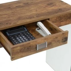 SoHo 36 in. Rectangle Black 1 Drawer Writing Desk with Glass Sides by Convenience Concepts -Cheap Convenience Concepts Store barnwood convenience concepts writing desks r4 0648 77 1000