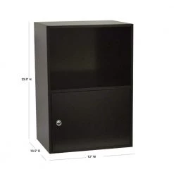 Designs2go Black Storage Cabinet by Convenience Concepts -Cheap Convenience Concepts Store black convenience concepts accent cabinets 151186 40 1000