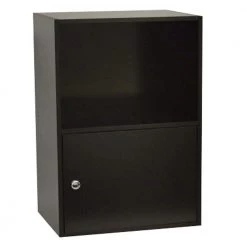Designs2go Black Storage Cabinet by Convenience Concepts