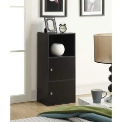 Designs2go Black Storage Cabinet by Convenience Concepts -Cheap Convenience Concepts Store black convenience concepts accent cabinets 151187 a0 1000