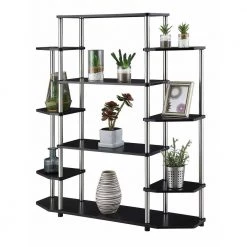 Designs2Go 52.5 in. Black Particle Board 10 Shelf Accent Bookcase by Convenience Concepts 8 Designs2Go 52.5 in. Black Particle Board 10 Shelf Accent Bookcase by Convenience Concepts -Cheap Convenience Concepts Store black convenience concepts bookcases bookshelves 131201 4f 1000