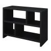 Northfield 38 in. Black 28 in. Rectangle Wood Console Table with Wood Frame and Shelves by Convenience Concepts -Cheap Convenience Concepts Store black convenience concepts console tables r4 0589 64 1000