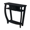 Newport 36 in. Black Standard Rectangle Wood Console Table with Drawers by Convenience Concepts -Cheap Convenience Concepts Store black convenience concepts console tables u14 189 64 1000