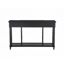 Cheyenne 52 in. Black Standard Rectangle Wood Console Table with 3 Drawers and Shelf by Convenience Concepts 10 Cheyenne 52 in. Black Standard Rectangle Wood Console Table with 3 Drawers and Shelf by Convenience Concepts -Cheap Convenience Concepts Store black convenience concepts console tables v2 152 66 1000