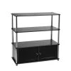 Designs2Go 35 in. Black Particle Board TV Stand 37 in. with Doors by Convenience Concepts -Cheap Convenience Concepts Store black convenience concepts tv stands 151239 64 1000