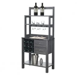 Cheap Convenience Concepts Store -Cheap Convenience Concepts Store black faux marble weathered gray convenience concepts bar cabinets u14 222 e1 1000
