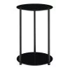 Designs2Go Classic 15.75 in. W x 24 in. H Black Glass Round Glass End Table with 2-Tiers by Convenience Concepts 1 Designs2Go Classic 15.75 in. W x 24 in. H Black Glass Round Glass End Table with 2-Tiers by Convenience Concepts -Cheap Convenience Concepts Store black glass convenience concepts end side tables r2 242 64 1000