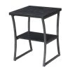 X-Calibur Black Woodgrain and Gray 23.75 in. H End Table by Convenience Concepts -Cheap Convenience Concepts Store black woodgrain gray convenience concepts end side tables r4 0314 64 1000