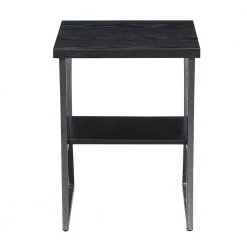 X-Calibur Black Woodgrain and Gray 23.75 in. H End Table by Convenience Concepts 15 X-Calibur Black Woodgrain and Gray 23.75 in. H End Table by Convenience Concepts -Cheap Convenience Concepts Store black woodgrain gray convenience concepts end side tables r4 0314 66 1000