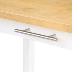 Designs2Go Butcher Block and White Kitchen Prep Island with Drawer by Convenience Concepts -Cheap Convenience Concepts Store butcher block white convenience concepts kitchen islands v2 234 1f 1000