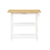 Designs2Go Butcher Block and White Kitchen Prep Island with Drawer by Convenience Concepts -Cheap Convenience Concepts Store butcher block white convenience concepts kitchen islands v2 234 64 1000