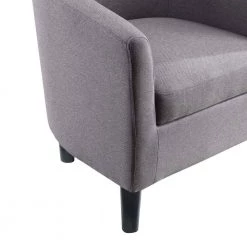 Take a Seat Churchill Cement Gray Fabric Accent Chair with Ottoman by Convenience Concepts -Cheap Convenience Concepts Store cement gray fabric convenience concepts accent chairs t1 115 c3 1000