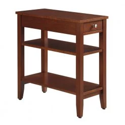 American Heritage 3 Tier Cherry End Table by Convenience Concepts