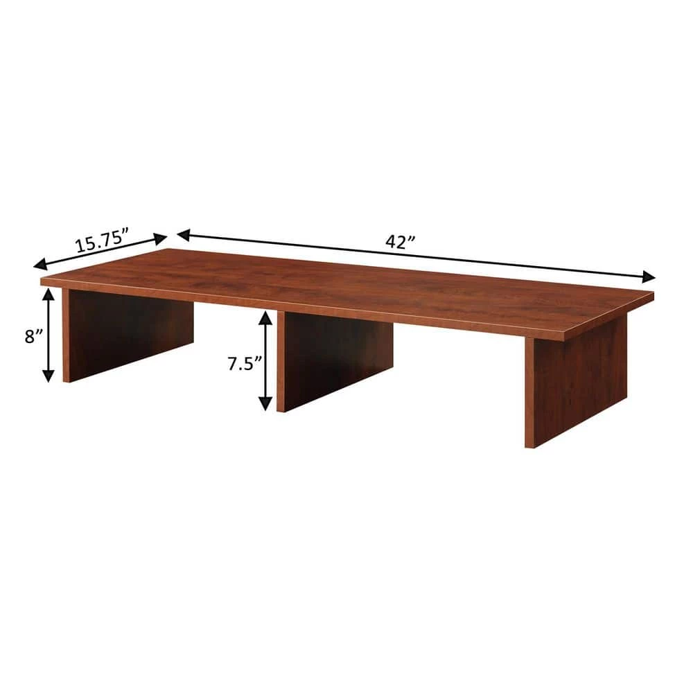 Designs2Go Large Monitor Riser in Cherry by Convenience Concepts 6 Designs2Go Large Monitor Riser in Cherry by Convenience Concepts - Image 5