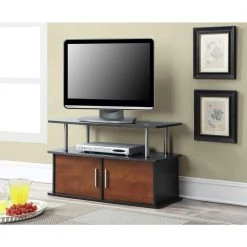 36 in. Cherry Particle Board TV Stand 36 in. with Doors by Convenience Concepts 7 36 in. Cherry Particle Board TV Stand 36 in. with Doors by Convenience Concepts -Cheap Convenience Concepts Store cherry convenience concepts tv stands 151165ch 31 1000