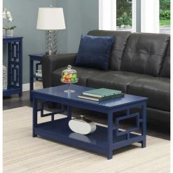 Town Square 39.25 in Cobalt Blue 18 in. Rectangular MDF Coffee Table with Shelf by Convenience Concepts 13 Town Square 39.25 in Cobalt Blue 18 in. Rectangular MDF Coffee Table with Shelf by Convenience Concepts -Cheap Convenience Concepts Store cobalt blue convenience concepts coffee tables s20 435 31 1000