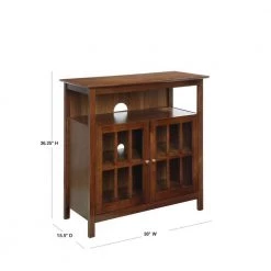 Big Sur 36 in. Dark Walnut Wood TV Stand Fits TVs Up to 42 in. with Storage Doors by Convenience Concepts 9 Big Sur 36 in. Dark Walnut Wood TV Stand Fits TVs Up to 42 in. with Storage Doors by Convenience Concepts -Cheap Convenience Concepts Store dark walnut convenience concepts tv stands 8066070dwn 40 1000