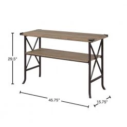 Brookline 46 in. Brown Rectangle Wood Console Table with Storage by Convenience Concepts 12 Brookline 46 in. Brown Rectangle Wood Console Table with Storage by Convenience Concepts -Cheap Convenience Concepts Store driftwood brown convenience concepts console tables r4 0344 40 1000