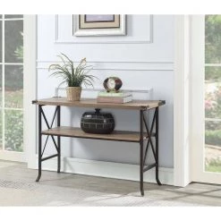 Brookline 46 in. Brown Rectangle Wood Console Table with Storage by Convenience Concepts 14 Brookline 46 in. Brown Rectangle Wood Console Table with Storage by Convenience Concepts -Cheap Convenience Concepts Store driftwood brown convenience concepts console tables r4 0344 4f 1000