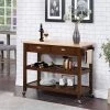 American Heritage Espresso/Butcher Block Kitchen Cart with Drawers by Convenience Concepts 2 American Heritage Espresso/Butcher Block Kitchen Cart with Drawers by Convenience Concepts -Cheap Convenience Concepts Store espresso butcher block convenience concepts bar carts v2 254 64 1000