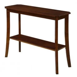 Designs2Go 38 in. Espresso Standard Rectangle Wood Console Table by Convenience Concepts