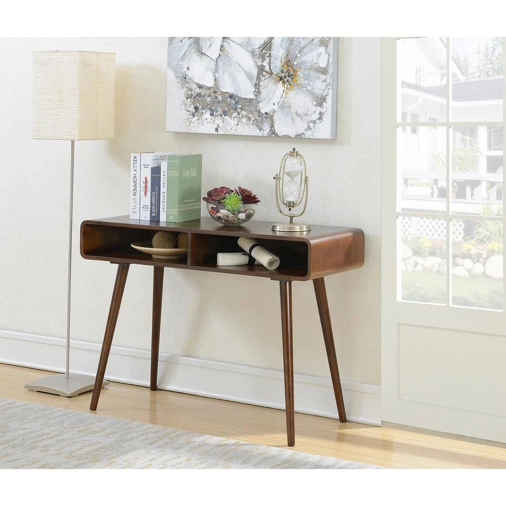 Napa Valley 42 in. Espresso Standard Rectangle Wood Console Table with Storage by Convenience Concepts 12 Napa Valley 42 in. Espresso Standard Rectangle Wood Console Table with Storage by Convenience Concepts - Image 10