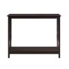 Mission 39.5 in. L x 31.5 in. H Espresso Rectangle Wood Console Table with Bottom Shelf by Convenience Concepts 1 Mission 39.5 in. L x 31.5 in. H Espresso Rectangle Wood Console Table with Bottom Shelf by Convenience Concepts -Cheap Convenience Concepts Store espresso convenience concepts console tables s20 249 64 1000
