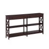 Oxford 60 in. Espresso Standard Height Rectangle Wood Console Table with 2 Drawers and Shelves by Convenience Concepts 1 Oxford 60 in. Espresso Standard Height Rectangle Wood Console Table with 2 Drawers and Shelves by Convenience Concepts -Cheap Convenience Concepts Store espresso convenience concepts console tables s20 465 64 1000