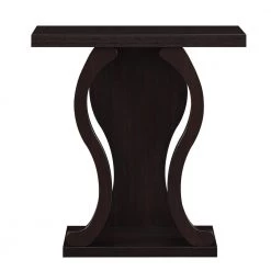 Newport 32 in. Espresso Standard Rectangle Wood Console Table with Storage by Convenience Concepts