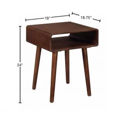 Napa Valley Espresso End Table by Convenience Concepts -Cheap Convenience Concepts Store espresso convenience concepts end side tables r6 308 40 1000