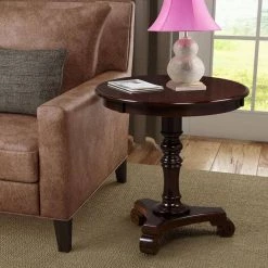 Classic Accents Talbot 25.5 in. Espresso Standard Round Wood End Table by Convenience Concepts 11 Classic Accents Talbot 25.5 in. Espresso Standard Round Wood End Table by Convenience Concepts -Cheap Convenience Concepts Store espresso convenience concepts end side tables v2 111 31 1000