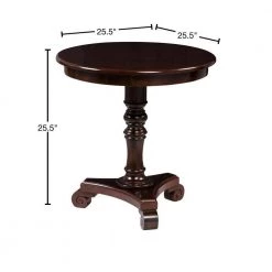 Classic Accents Talbot 25.5 in. Espresso Standard Round Wood End Table by Convenience Concepts 9 Classic Accents Talbot 25.5 in. Espresso Standard Round Wood End Table by Convenience Concepts -Cheap Convenience Concepts Store espresso convenience concepts end side tables v2 111 40 1000
