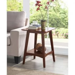 Alpine Espresso End Table by Convenience Concepts -Cheap Convenience Concepts Store espresso convenience concepts end side tables v2 129 31 1000