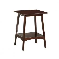 Alpine Espresso End Table by Convenience Concepts