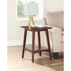 Alpine Espresso End Table by Convenience Concepts -Cheap Convenience Concepts Store espresso convenience concepts end side tables v2 129 a0 1000