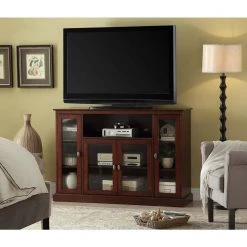 16 in. Espresso Wood TV Stand Fits TVs Up to 50 in. with Storage Doors by Convenience Concepts 7 16 in. Espresso Wood TV Stand Fits TVs Up to 50 in. with Storage Doors by Convenience Concepts -Cheap Convenience Concepts Store espresso convenience concepts tv stands 8066036 31 1000