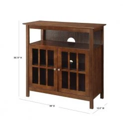 36 in. Espresso Wood TV Stand 42 in. with Doors by Convenience Concepts -Cheap Convenience Concepts Store espresso convenience concepts tv stands 8066070 40 1000