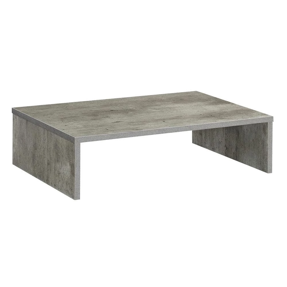 Designs2Go 23.75 in. Rectangle Faux Birch Particle Board Writing Desk Small TV/Monitor Riser with Storage Space by Convenience Concepts 3 Designs2Go 23.75 in. Rectangle Faux Birch Particle Board Writing Desk Small TV/Monitor Riser with Storage Space by Convenience Concepts