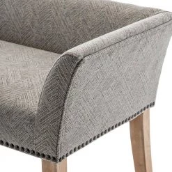 Designs4Comfort Gabriella Jacquard Geometric Maze/Weathered White Bench Ottoman 23 in. H X 19.5 in. W X 49.5 in. D by Convenience Concepts -Cheap Convenience Concepts Store geometric maze fabric weathered white convenience concepts bedroom benches r8 212 c3 1000