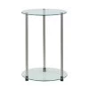 Designs2Go 2 Tier Glass End Table by Convenience Concepts -Cheap Convenience Concepts Store glass convenience concepts end side tables 157008 64 1000