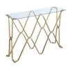 Neptune 42 in. Glass/Gold Standard Height Rectangular Glass Top Console Table with Metal Frame by Convenience Concepts 2 Neptune 42 in. Glass/Gold Standard Height Rectangular Glass Top Console Table with Metal Frame by Convenience Concepts -Cheap Convenience Concepts Store glass gold convenience concepts console tables u12 221 64 1000