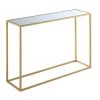 Gold Coast 42 in. Gold Standard Height Rectangular Mirror Top Console Table by Convenience Concepts