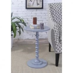 Palm Beach Gray Spindle End Table by Convenience Concepts 7 Palm Beach Gray Spindle End Table by Convenience Concepts -Cheap Convenience Concepts Store gray convenience concepts end side tables 131355gy 31 1000