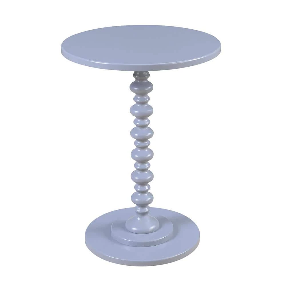 Palm Beach Gray Spindle End Table by Convenience Concepts 3 Palm Beach Gray Spindle End Table by Convenience Concepts