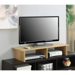 Designs2Go 42 in. Light Oak TV Stand Fits TV's up to 43 in. by Convenience Concepts -Cheap Convenience Concepts Store light oak convenience concepts tv stands r4 0165 31 1000