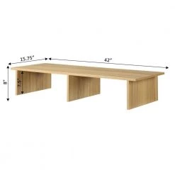 Designs2Go 42 in. Light Oak TV Stand Fits TV's up to 43 in. by Convenience Concepts -Cheap Convenience Concepts Store light oak convenience concepts tv stands r4 0165 c3 1000