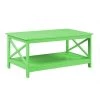 Oxford 39.5 in. Lime Standard Rectangle MDF Wood Coffee Table with Shelf by Convenience Concepts 1 Oxford 39.5 in. Lime Standard Rectangle MDF Wood Coffee Table with Shelf by Convenience Concepts -Cheap Convenience Concepts Store lime convenience concepts console tables s20 471 64 1000